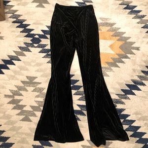 KILLSTAR velvet bell bottom leggings